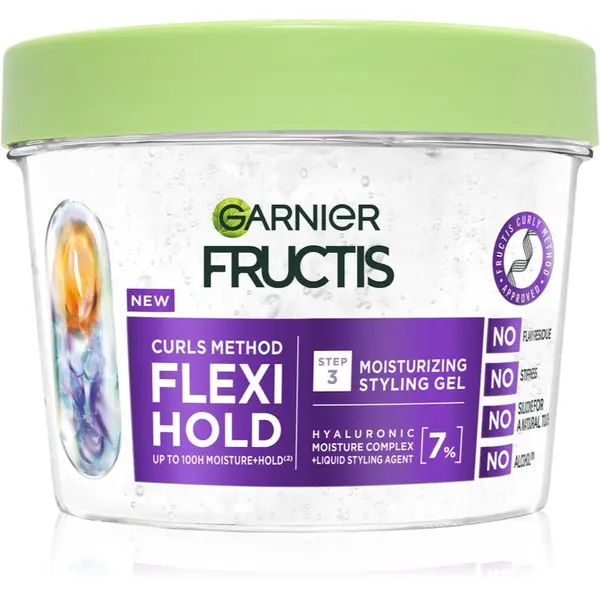 Garnier Garnier Fructis Flexi Hold gel za stiliziranje za valovitu i kovrčavu kosu 370 ml