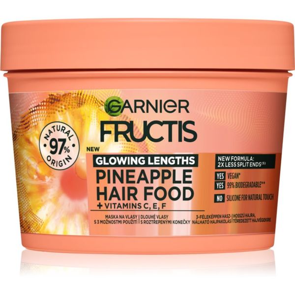 Garnier Garnier Fructis Pineapple Hair Food maska za kosu za ispucale vrhove kose 400 ml
