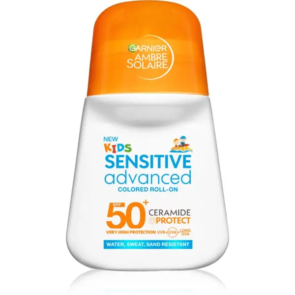 Garnier Garnier Kids Sensitive Advanced dječje mlijeko za sunčanje roll-on SPF 50+ 50 ml