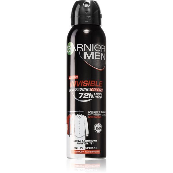 Garnier Garnier Men Mineral Neutralizer antiperspirant u spreju protiv bijelih mrlja 72h  150 ml