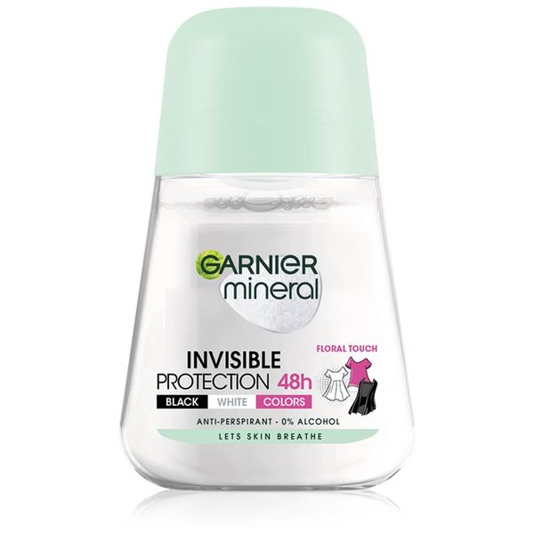 Garnier Garnier Mineral Invisible antiperspirant roll-on za žene 48h 50 ml
