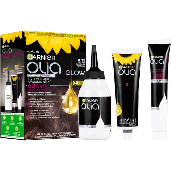 Garnier Garnier Olia Big Kit trajna boja za kosu nijansa 5.12 Iridescent Brown 1 kom