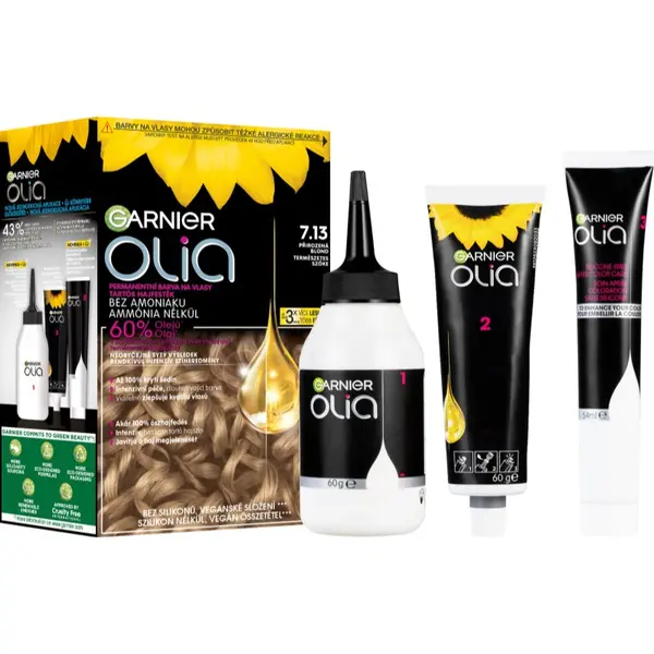 Garnier Garnier Olia Big Kit trajna boja za kosu nijansa 7.13 Beige Dark Blond 1 kom