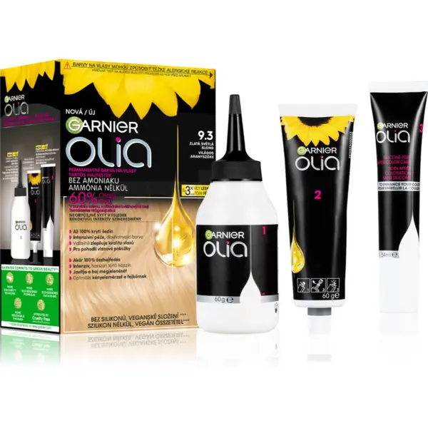 Garnier Garnier Olia Big Kit trajna boja za kosu nijansa 9.3 Gold Light Blond 1 kom