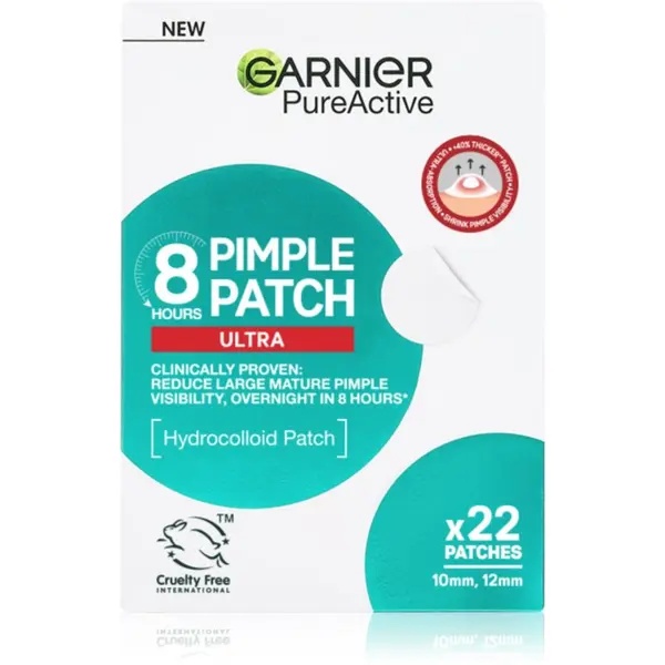 Garnier Garnier Pure Active Pimple Patch Ultra flasteri za problematičnu kožu lica protiv akni 22 kom