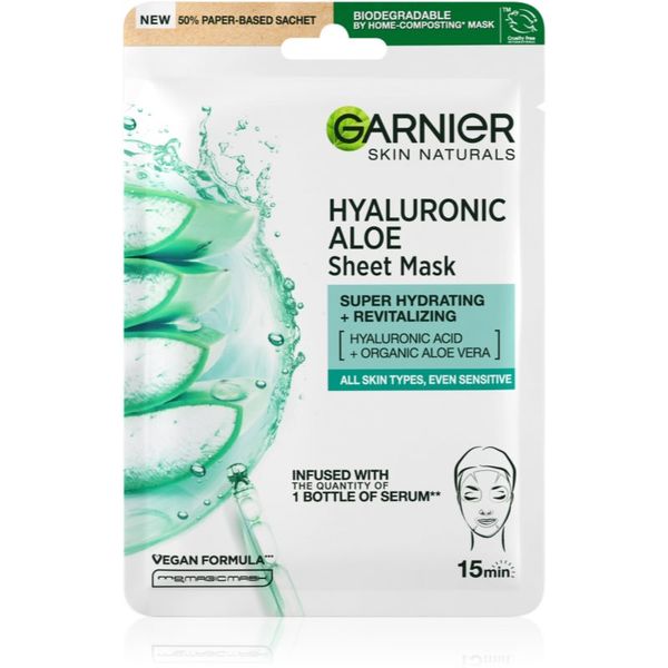 Garnier Garnier Skin Naturals Hyaluronic Aloe hidratantna sheet maska 28 g