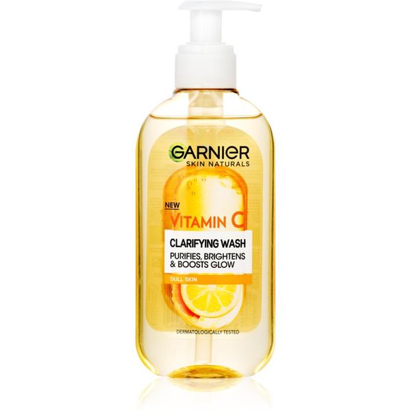 Garnier Garnier Skin Naturals Vitamin C posvjetljujući gel za čišćenje za lice 200 ml