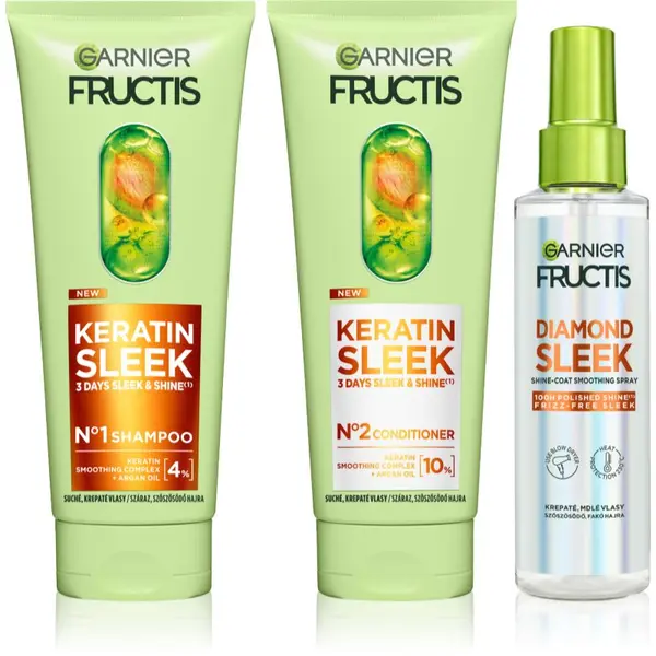 Garnier Garnier Sleek Routine set za suhu kosu