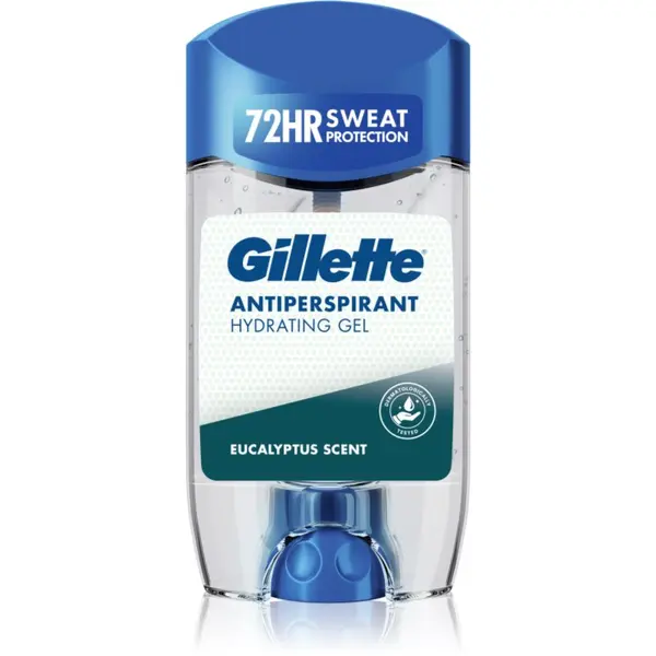 Gillette Gillette Antiperspirant Hydrating Gel Eucalyptus Scent gel antiperspirant s hidratantnim učinkom za muškarce 70 ml