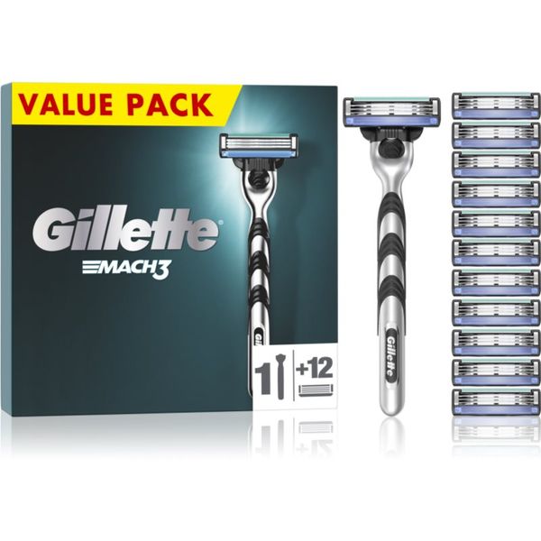 Gillette Gillette Mach3 brijač + zamjenske britvice 1 kom