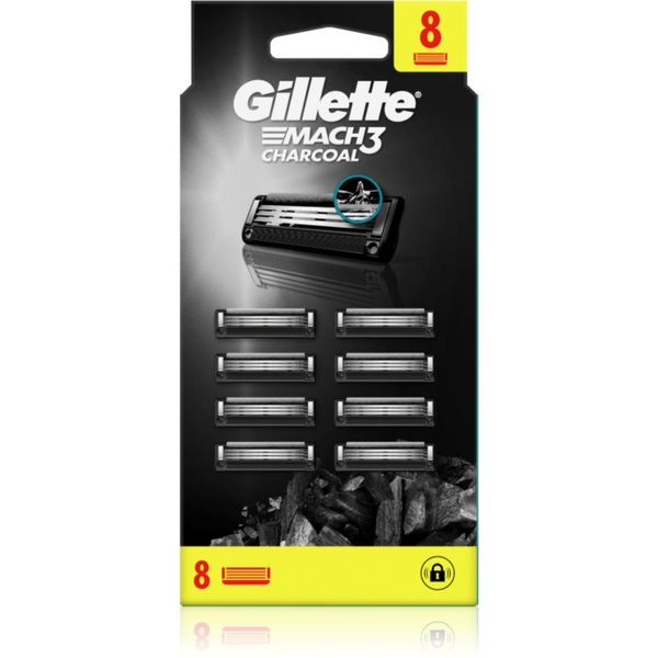 Gillette Gillette Mach3 Charcoal zamjenske britvice 8 kom