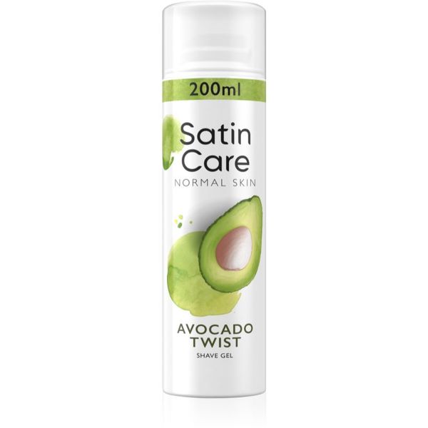 Gillette Gillette Satin Care Avocado Twist gel za brijanje za žene Avocado Twist 200 ml
