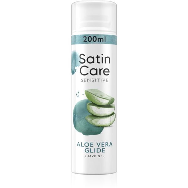 Gillette Gillette Satin Care Sensitive Skin gel za brijanje za žene Aloe Vera 200 ml