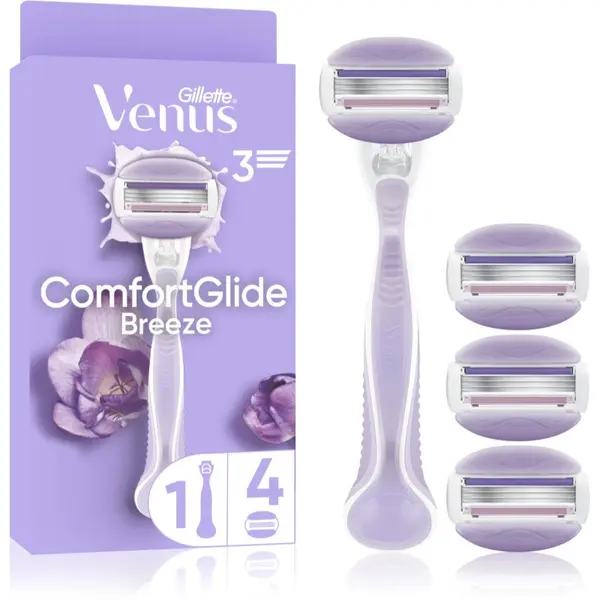 Gillette Gillette Venus ComfortGlide Breeze brijač + zamjenske britvice 4 kom