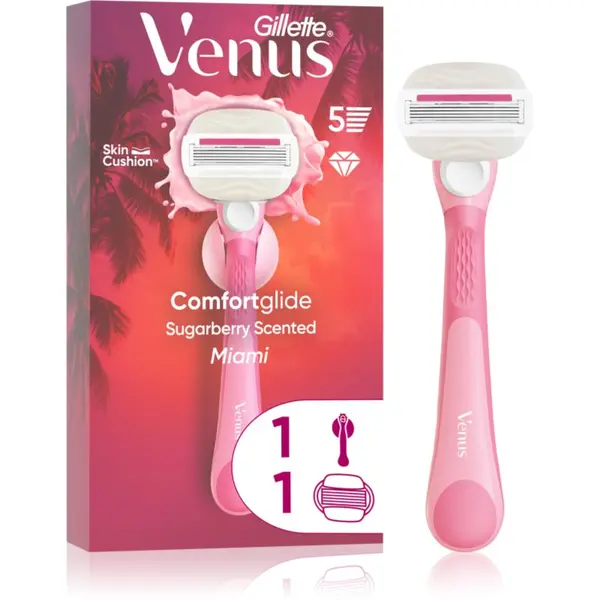 Gillette Gillette Venus Comfortglide Sugarberry Miami brijaći aparat za žene s držačem za tuš 1 kom