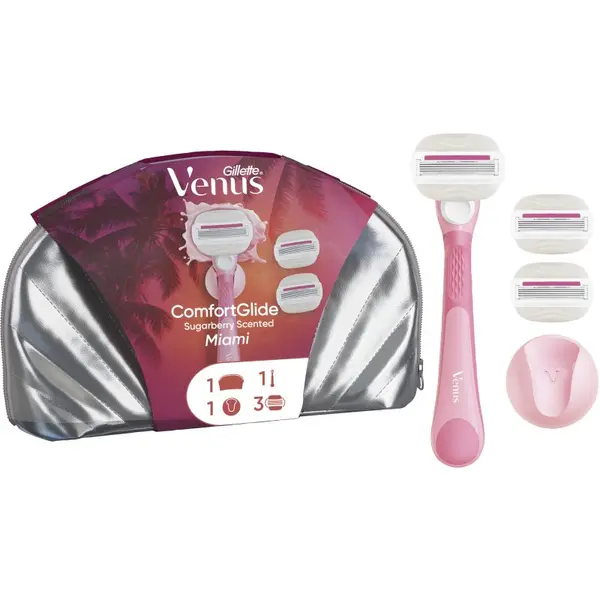 Gillette Gillette Venus Comfortglide Sugarberry Miami Gift Set poklon set za žene