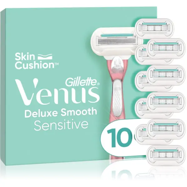 Gillette Gillette Venus Deluxe Smooth Sensitive zamjenske britvice 10 kom