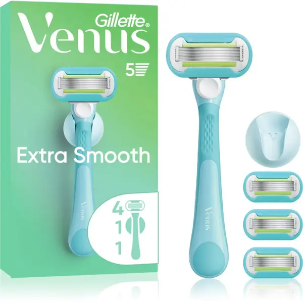 Gillette Gillette Venus Extra Smooth brijaći aparat za žene s držačem za tuš + zamjenske britvice 6 kom