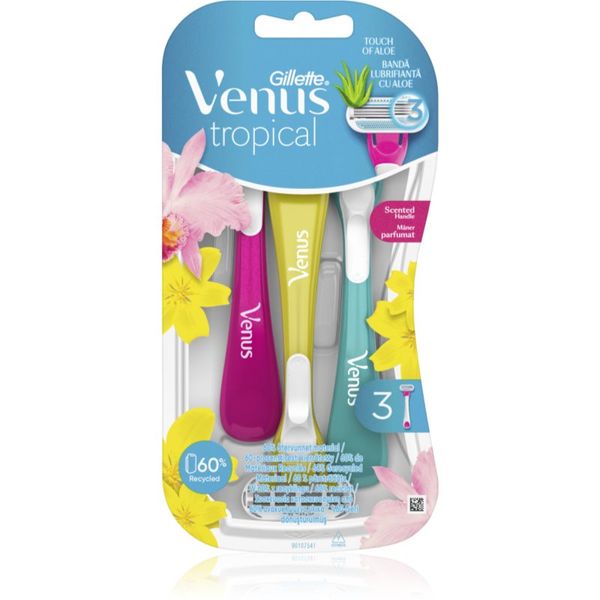 Gillette Gillette Venus Tropical jednokratni brijači 3 kom