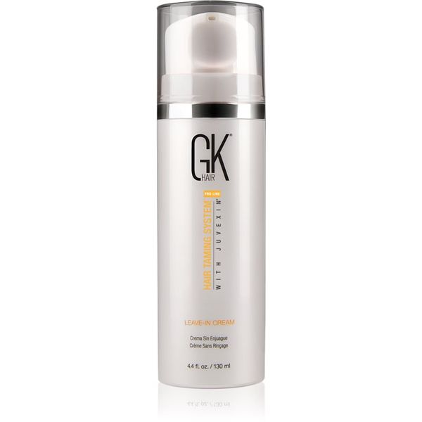 GK Hair GK Hair Leave-In Cream hranjivi regenerator bez ispiranja za sjajnu i mekanu kosu s pumpicom 130 ml