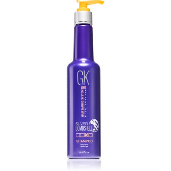 GK Hair GK Hair Silver Bombshell šampon za plavu kosu za neutralizaciju bakrenih podtonova 280 ml