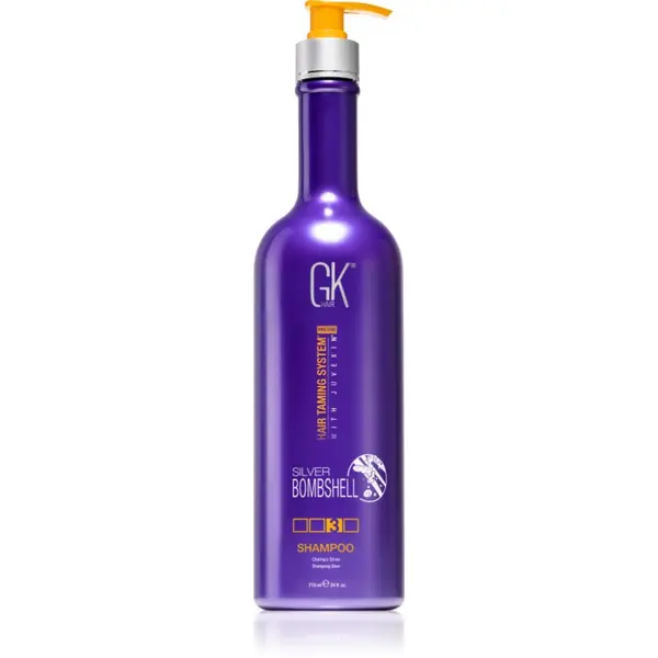 GK Hair GK Hair Silver Bombshell šampon za plavu kosu za neutralizaciju bakrenih podtonova 710 ml