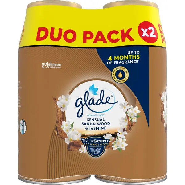 Glade GLADE Automatic Sensual Sandalwood & Jasmine automatski osvježivač zraka zamjensko punjenje DUO