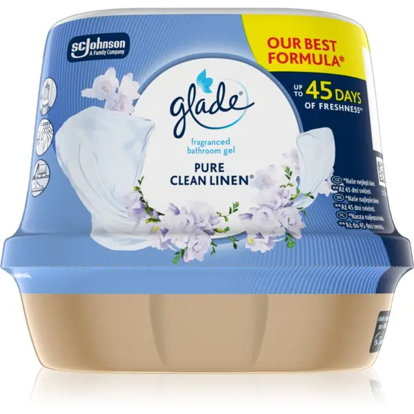 Glade GLADE Clean Linen mirisni gel za kupaonicu 180 g