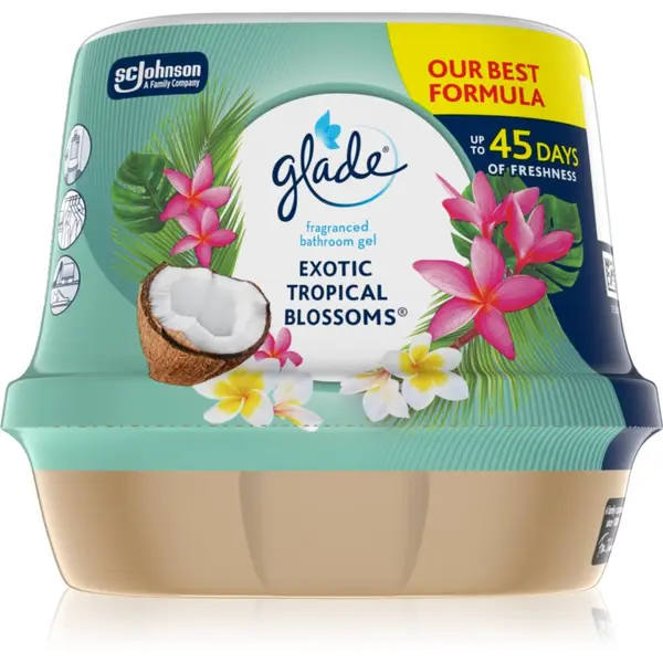 Glade GLADE Exotic Tropical Blossoms mirisni gel za kupaonicu 180 g