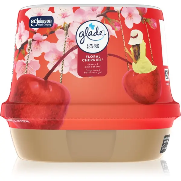 Glade GLADE Floral Cherries mirisni gel za kupaonicu 180 g
