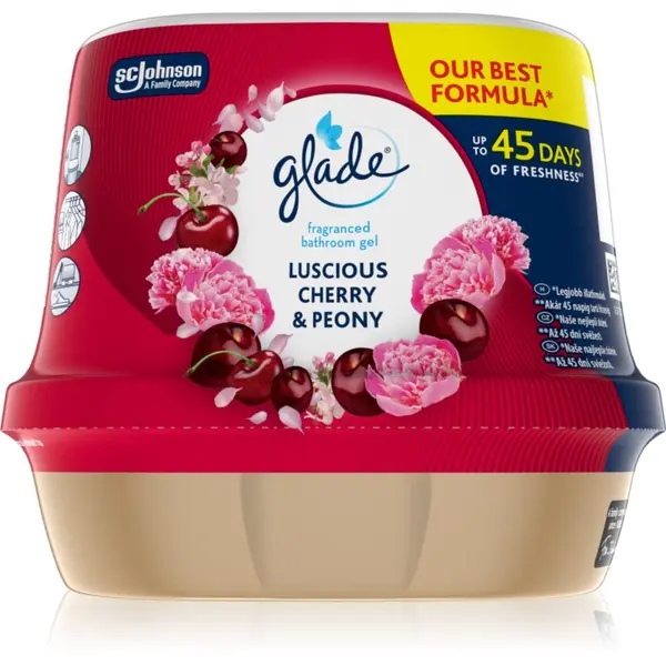 Glade GLADE Luscious Cherry & Peony mirisni gel za kupaonicu 180 g
