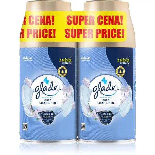 Glade GLADE Pure Clean Linen automatski osvježivač zraka zamjensko punjenje 2x269 ml