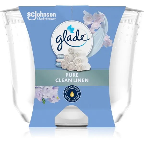 Glade GLADE Pure Clean Linen mirisna svijeća 204 g