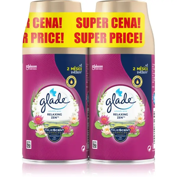 Glade GLADE Relaxing Zen automatski osvježivač zraka zamjensko punjenje 2x269 ml