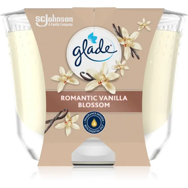 Glade GLADE Romantic Vanilla Blossom mirisna svijeća 204 g