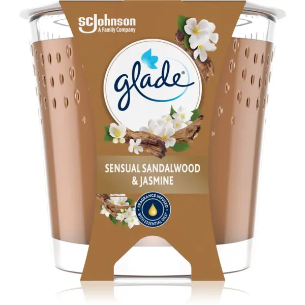 Glade GLADE Sensual Sandalwood & Jasmine mirisna svijeća 112 g