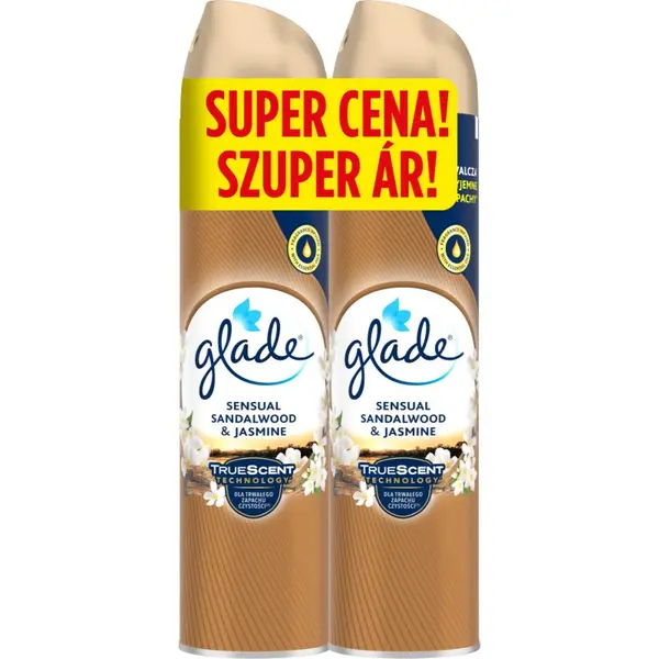 Glade GLADE Sensual Sandalwood & Jasmine osvježivač zraka duo 2x300 ml