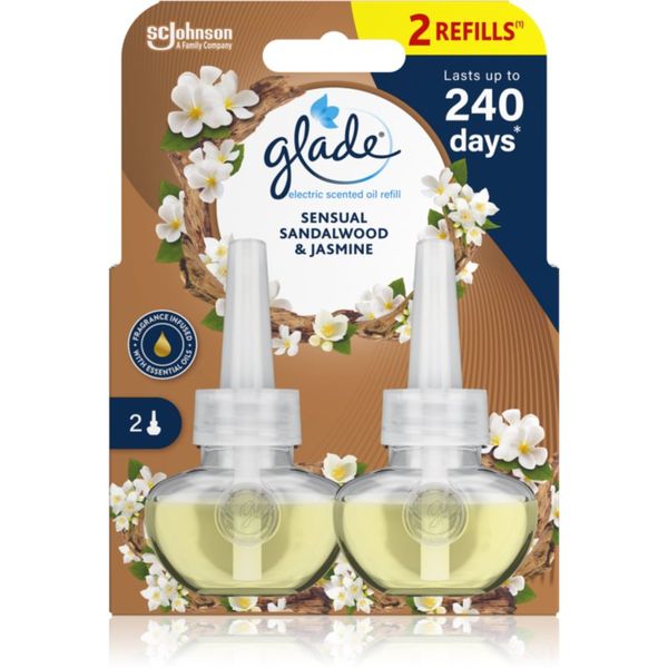 Glade GLADE Sensual Sandalwood & Jasmine punjenje za električni difuzor duo 2x20 ml