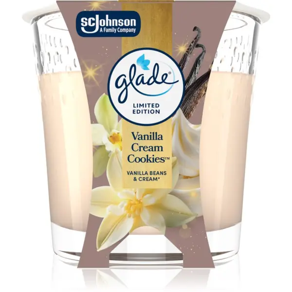 Glade GLADE Vanilla Cream Cookies mirisna svijeća 112 g
