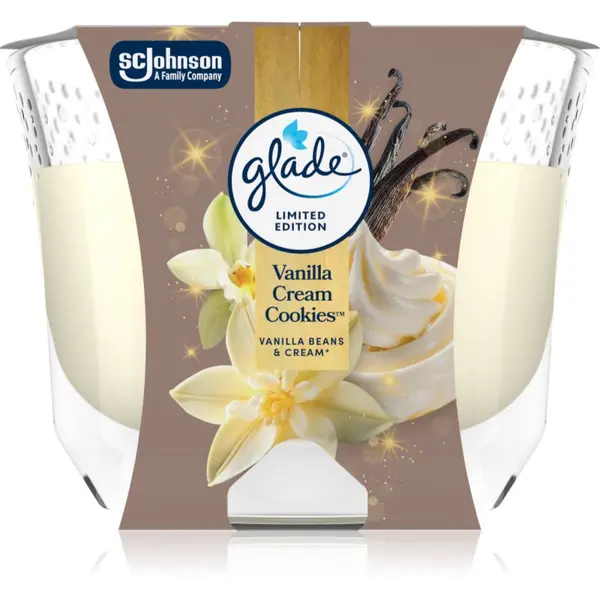 Glade GLADE Vanilla Cream Cookies mirisna svijeća 204 g