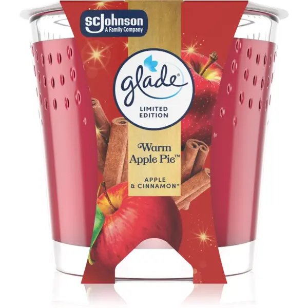 Glade GLADE Warm Apple Pie mirisna svijeća 112 g