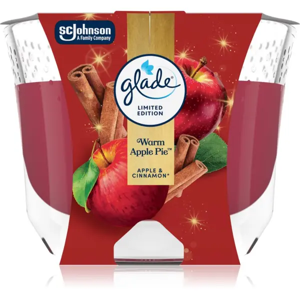 Glade GLADE Warm Apple Pie mirisna svijeća 204 g