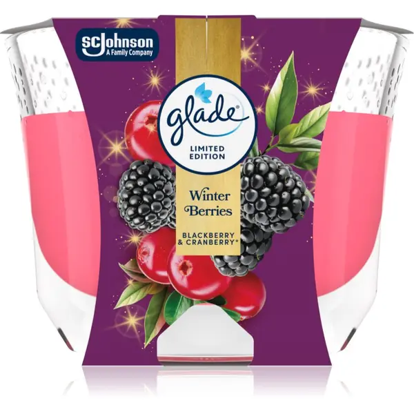 Glade GLADE Winter Berries mirisna svijeća 204 g