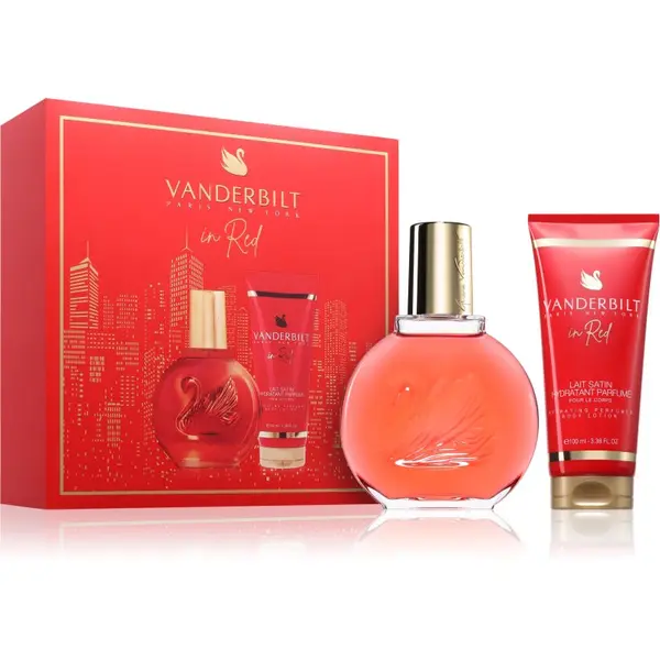 Gloria Vanderbilt Gloria Vanderbilt In Red poklon set za žene 1 kom