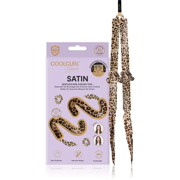 GLOV GLOV CoolCurl Satin Cheetah set za uvijanje kose 1 kom