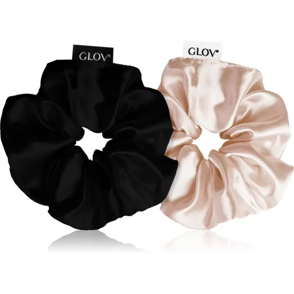 GLOV GLOV Scrunchies M gumice za kosu Sparkling Wine/Black 2 kom