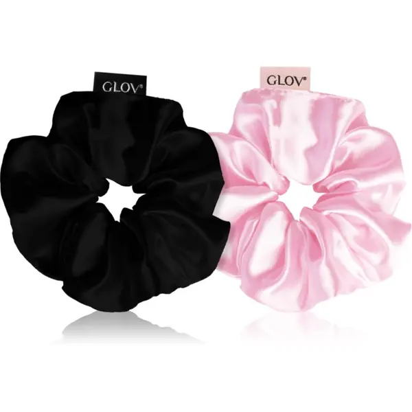 GLOV GLOV Scrunchies S gumice za kosu Pink/Black 2 kom