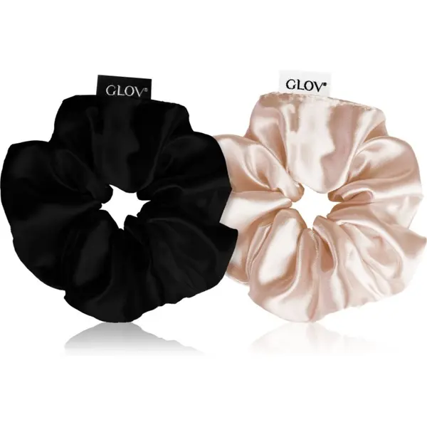GLOV GLOV Scrunchies S gumice za kosu Sparkling Wine/Black 2 kom