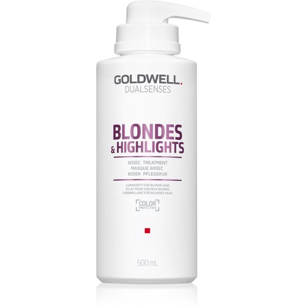 Goldwell Goldwell Dualsenses Blondes & Highlights regenerirajuća maska neutralizirajući žuti tonovi 500 ml