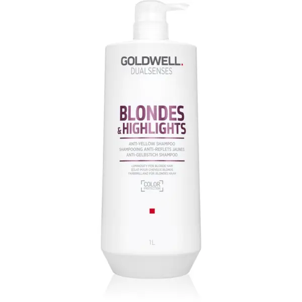 Goldwell Goldwell Dualsenses Blondes & Highlights šampon za plavu kosu neutralizirajući žuti tonovi 1000 ml